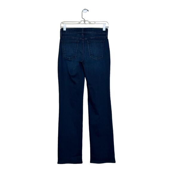 NYDJ Blue Marilyn Straight Lift Tuck Technology side studs detail jeans size 0 - Picture 10 of 11